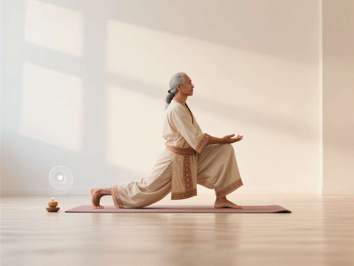 Yoga Master app showing guided yoga sessions and meditation exercises