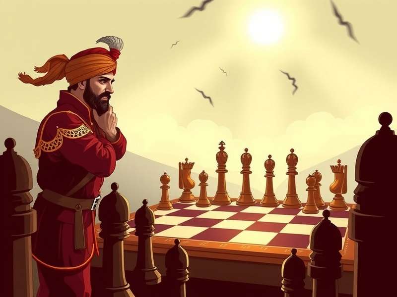 Historical Sikh military formation illustration