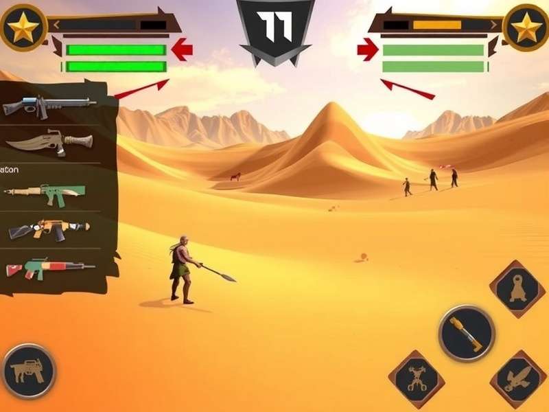 Dune Warriors weapon customization interface