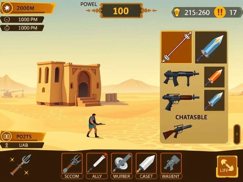 Dune Warriors character selection screen