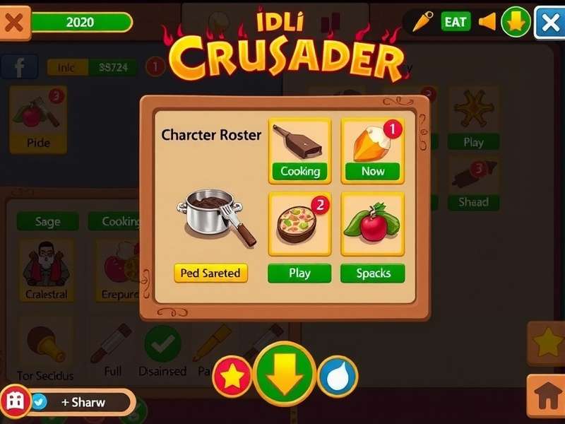 Idli Crusader Cooking Interface