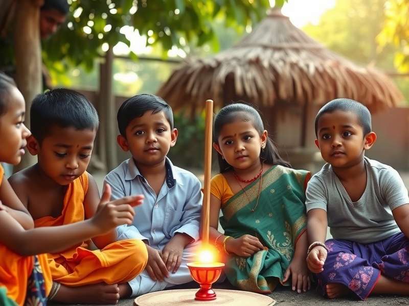 Various Lattu spinning techniques demonstrated