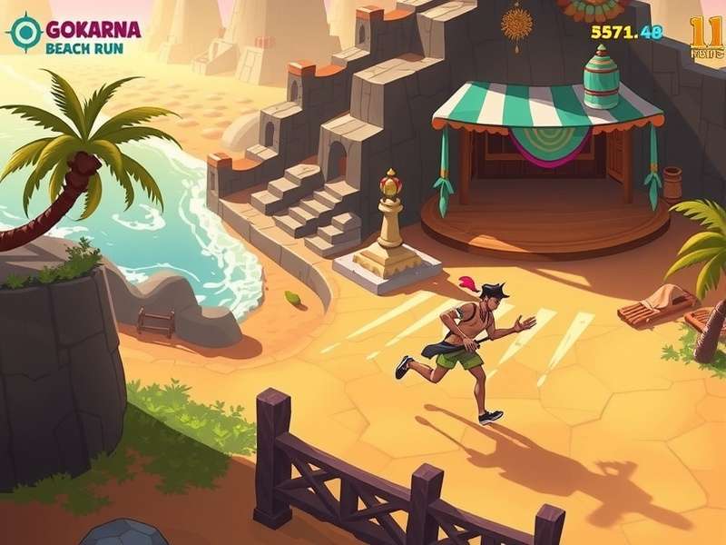 Cultural elements in Gokarna Beach Run Enigma