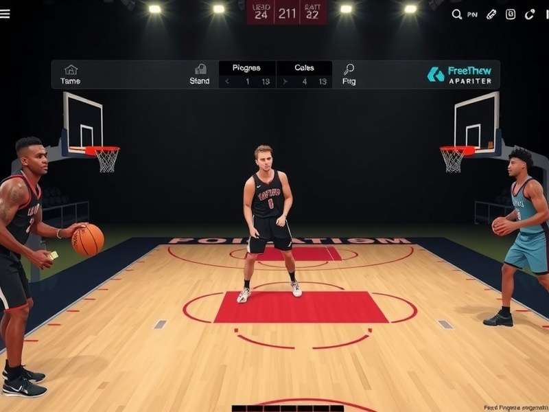 Free Throw Virtuoso Ace training session in progress