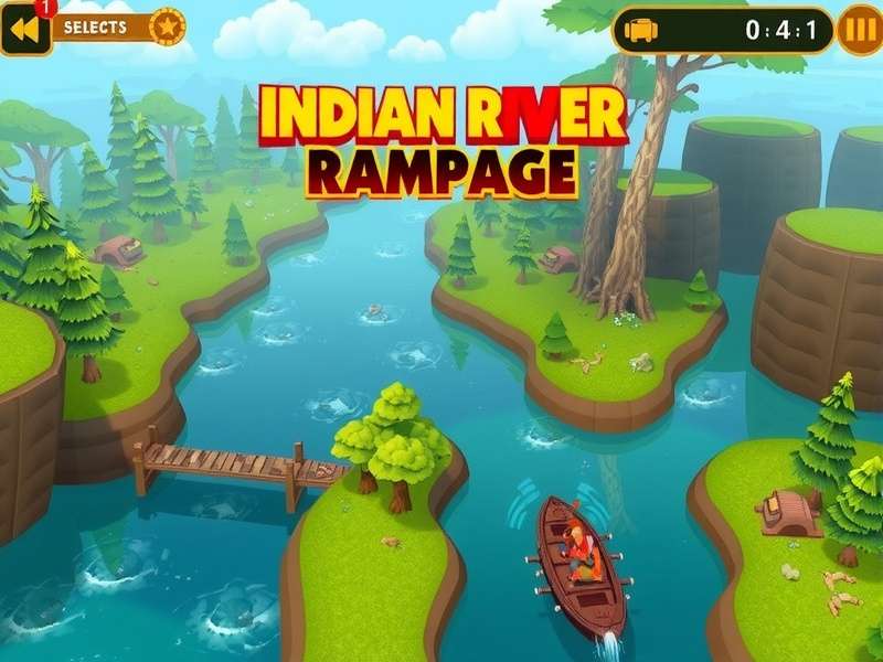Various river environments in Indian River Rampage
