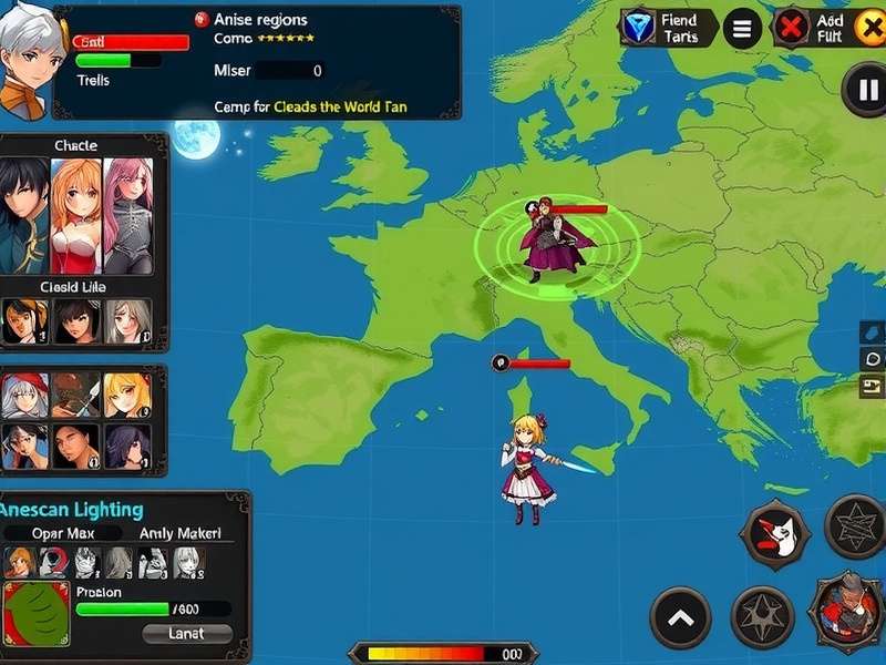 Anise Fantasy Realm character selection screen