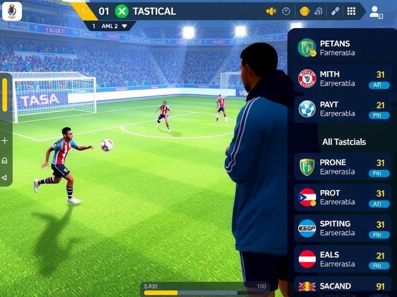 Taj Football Dreams gameplay screenshot showing realistic graphics