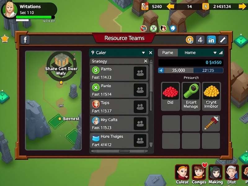 Jade Journey Juggernaut strategy interface showing resource management