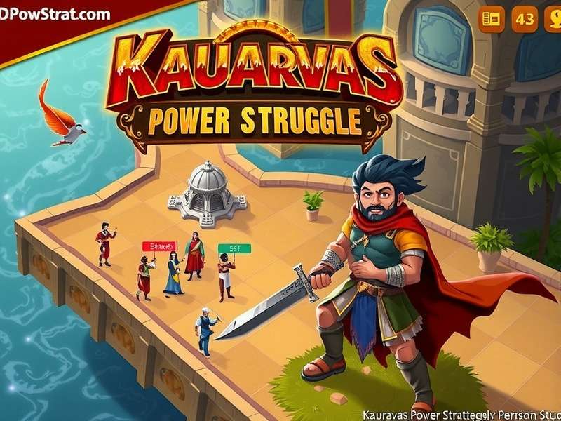 Kauravas Power Struggle Game Visual Kauravas Power Struggle Game Cover Art