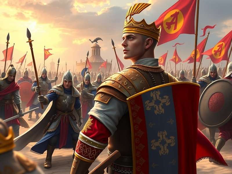 Character selection screen showing diverse warrior classes