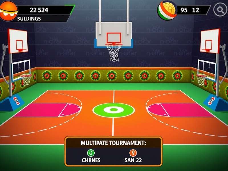 Basket Blitz Curry Dunkers multiplayer tournament screen