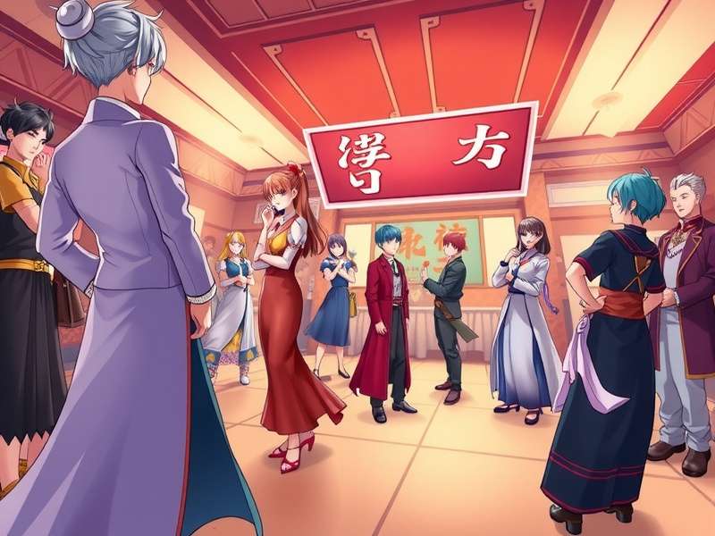 Dazzling Drama gameplay screenshot showing character interactions