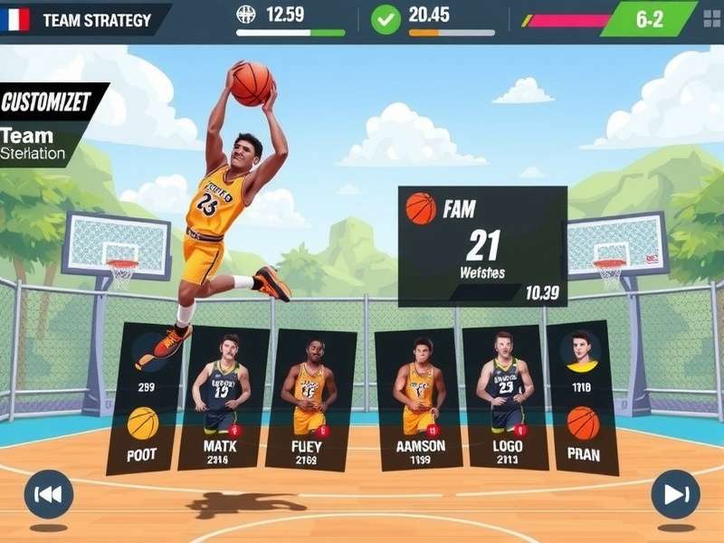 Jump Shot Prodigy team strategy illustration