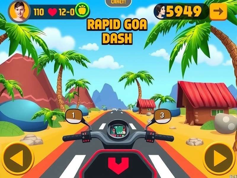 Rapid Goa Dash character selection screen