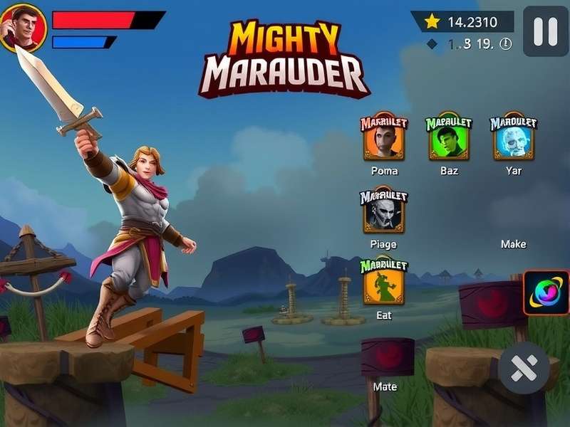 Mighty Marauder Combat Scene