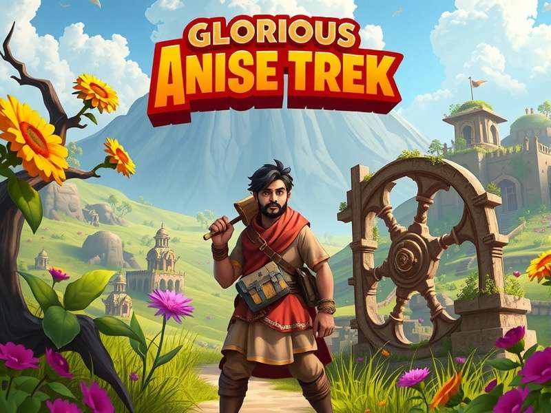 Character artwork from Glorious Anise Trek showing main protagonists