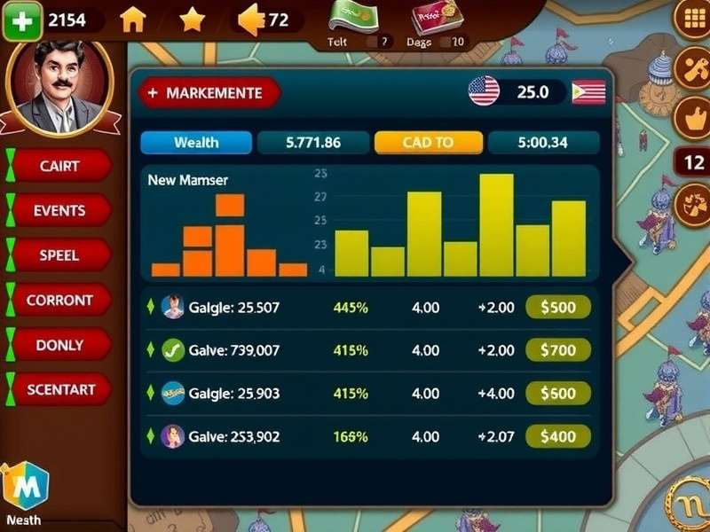 Master Fortune Builder Deluxe investment interface showing portfolio management