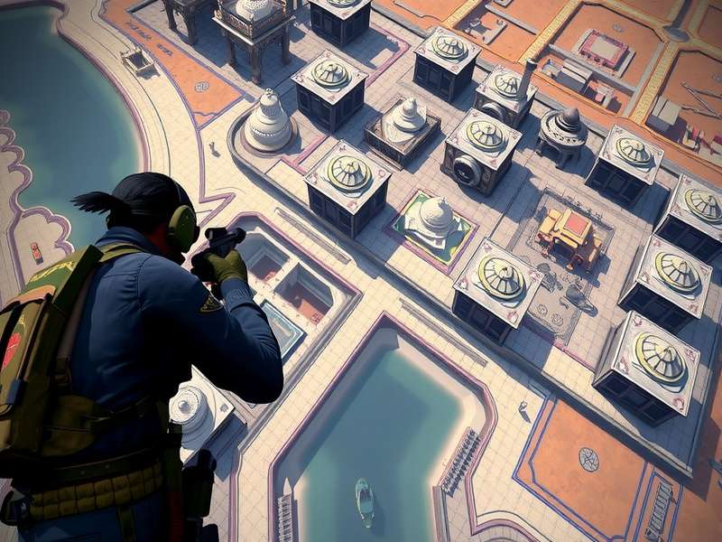 Rainbow Six Namaste Ops map design