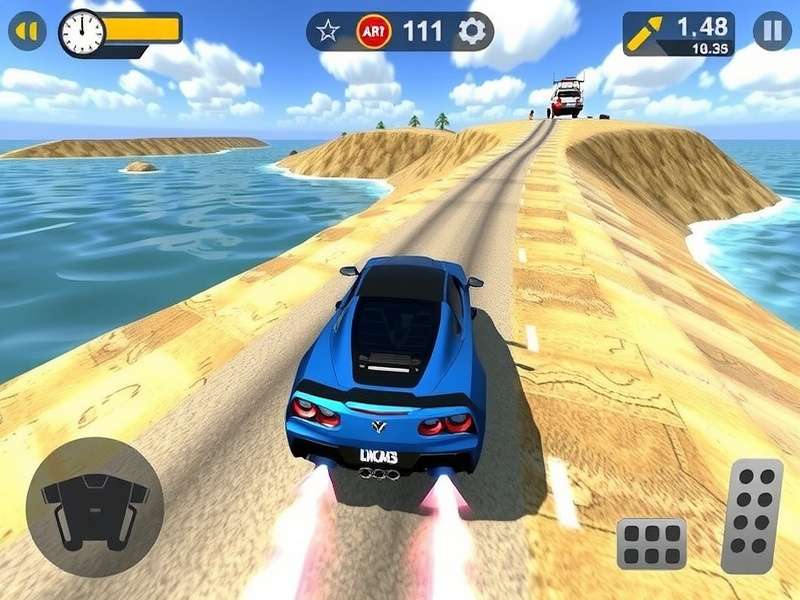 Coastal racing environment in Cumin Coast Cruise