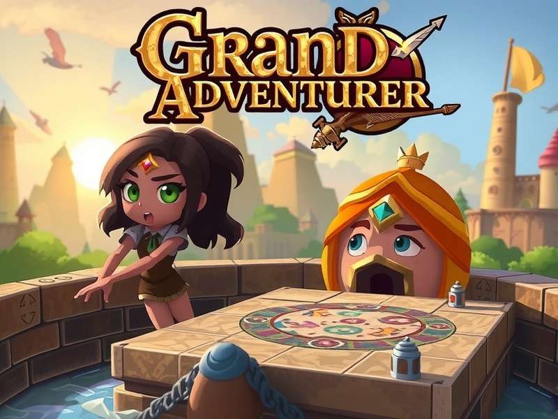 Grand Adventurer Puzzle Solving Scene