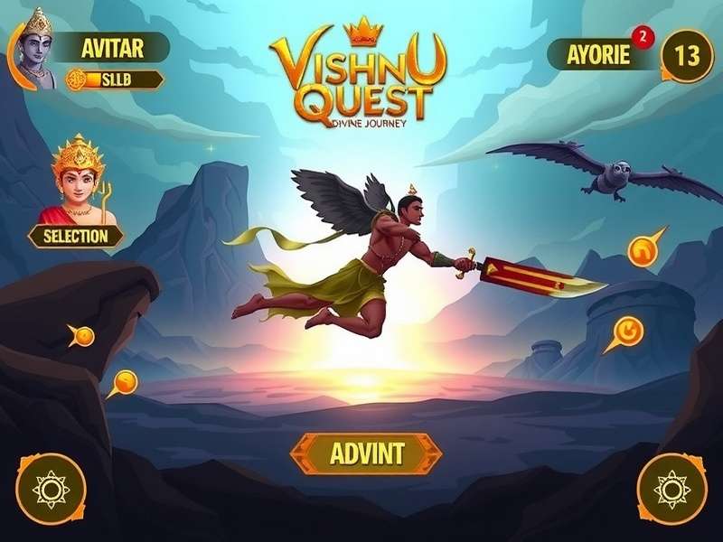 Vishnu Quest Divine Journey cosmic realms exploration