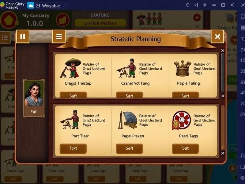 Goan Glory Keepers gameplay screenshot showing strategic interface