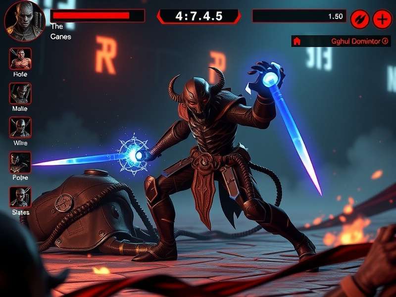 Ghoul Dominator gameplay screenshot showing combat mechanics