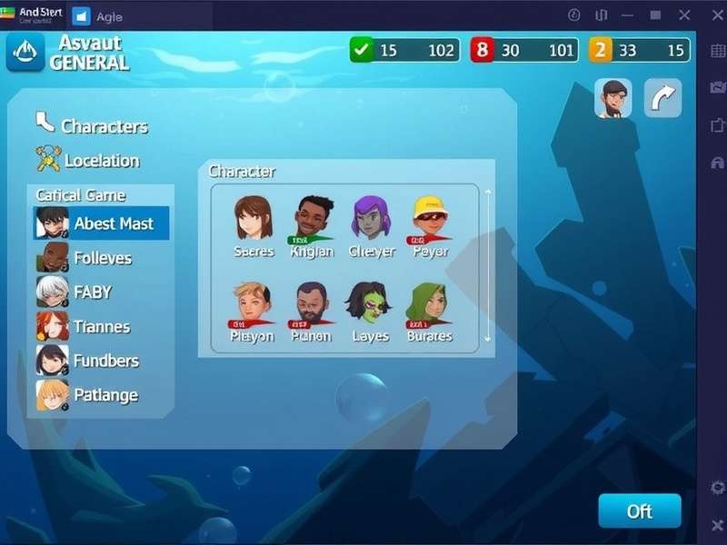 Aqua Assault General Gameplay Interface