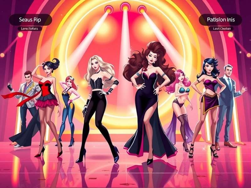 Glamorous Groove Gala gameplay showcasing rhythm mechanics and fashion elements