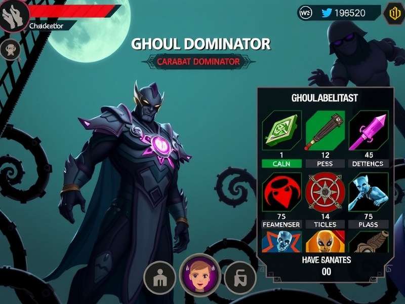 Ghoul Dominator character abilities showcase