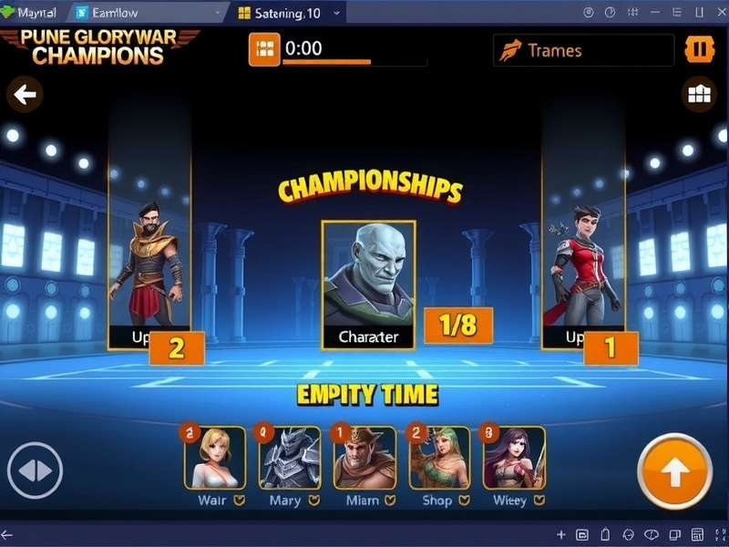 Pune Glory War Champions gameplay screenshot showing character selection