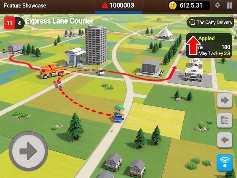 Express Lane Courier Game Interface