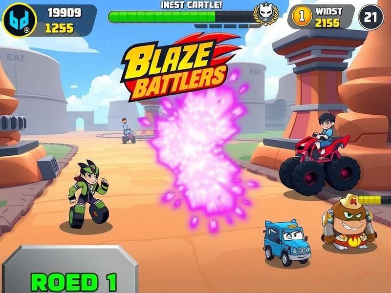 Blaze Battlers Game Interface