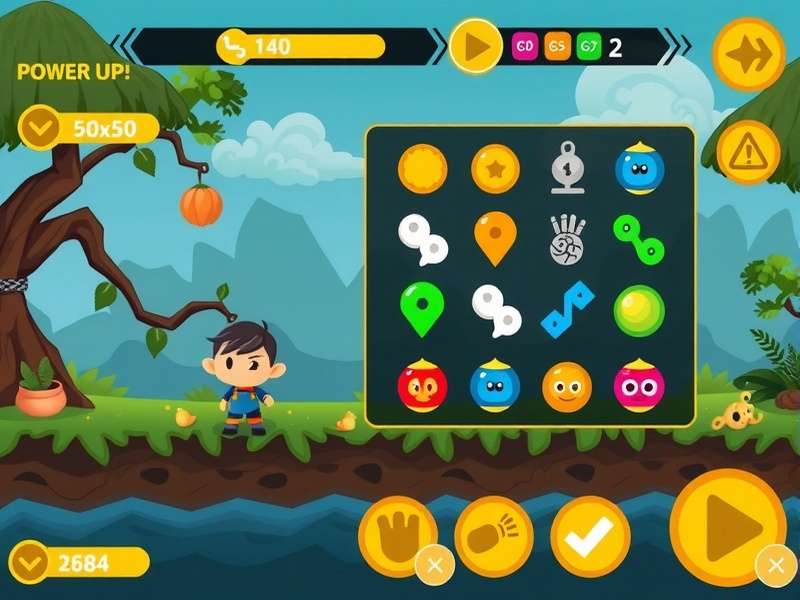 Idli Insanity March strategy guide showing power-up locations