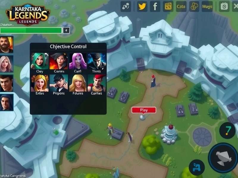 Karnataka Champion Legends gameplay screenshot showing character selection