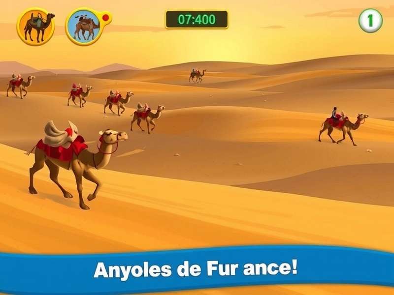 Different camel breeds in Camel Speed King game