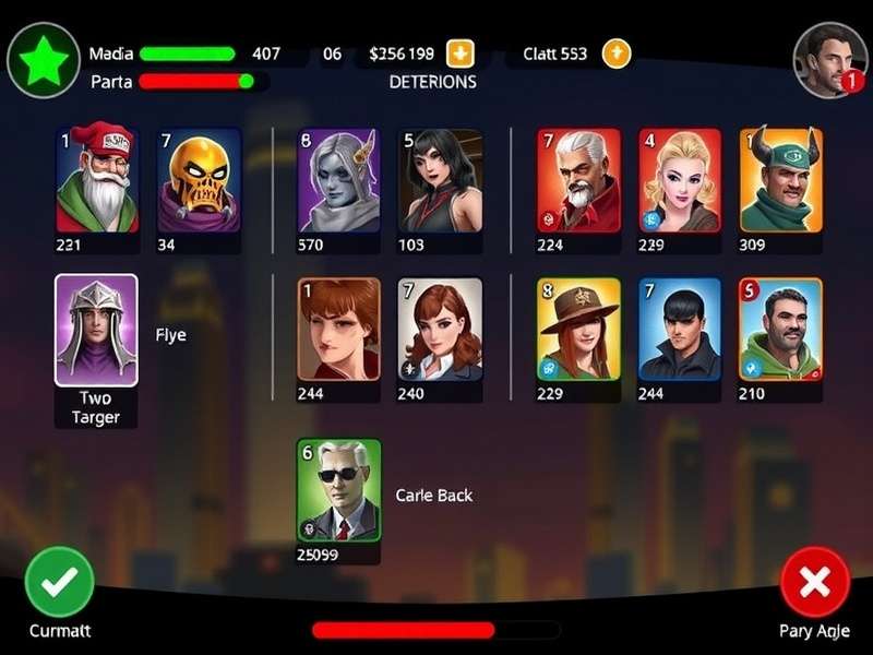 Backhand Bandit Boss combat interface showing card-based mechanics