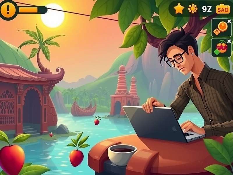 Mango Chai Miracle progression system showing unlocked locations