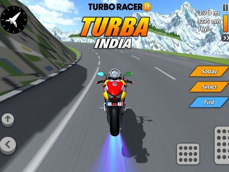 Turbo Racer India vehicle customization screen