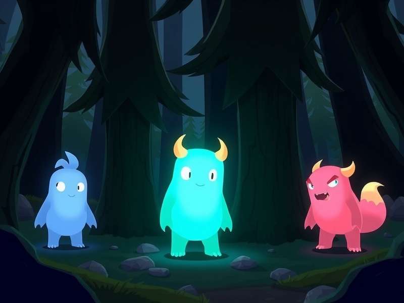 Glowing Goer character lineup showing different glow types