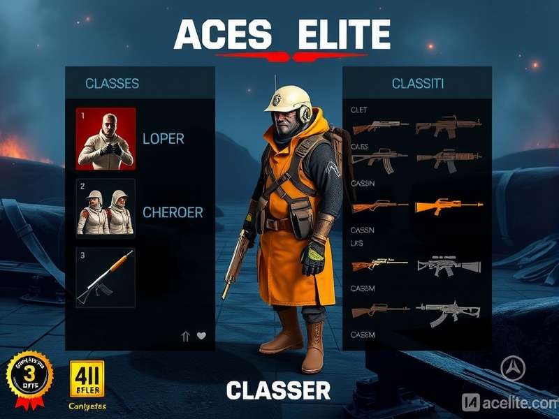 Aces Elite weapon customization interface