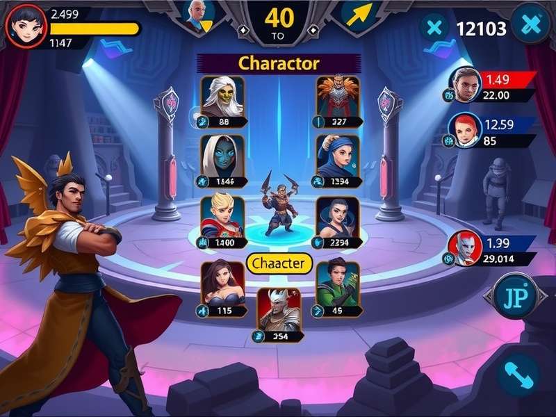 Anise Champion Blitz Character Selection Screen Anise Champion Blitz gameplay screenshot showing character selection
