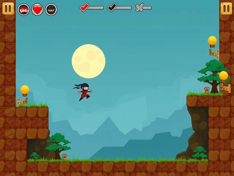 Ninja Leap Challenge advanced level with multiple paths