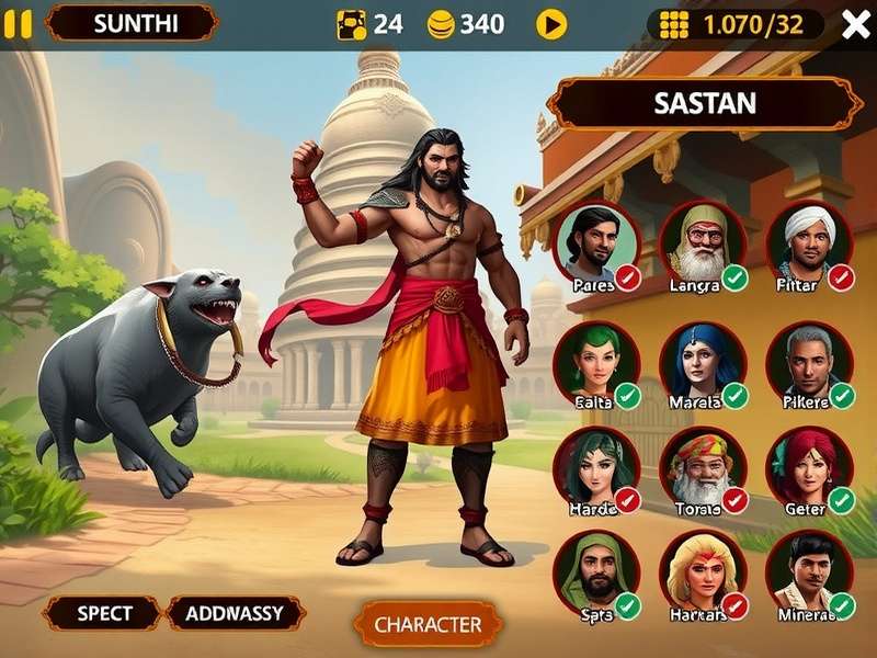 Cumin Fantasy India character roster showing diverse cast