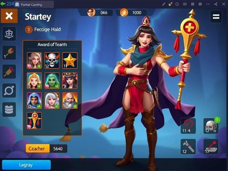 Saffron Scepter Dominator gameplay screenshot showing strategic interface