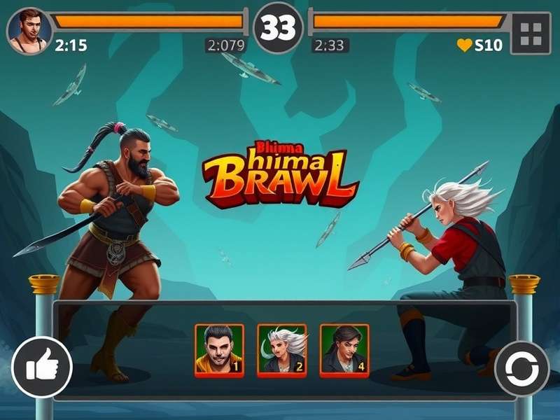 Bhima Brawl character selection screen