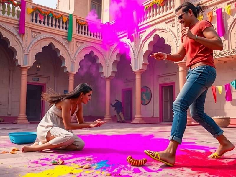 Radiant Holi Party cultural mini-games