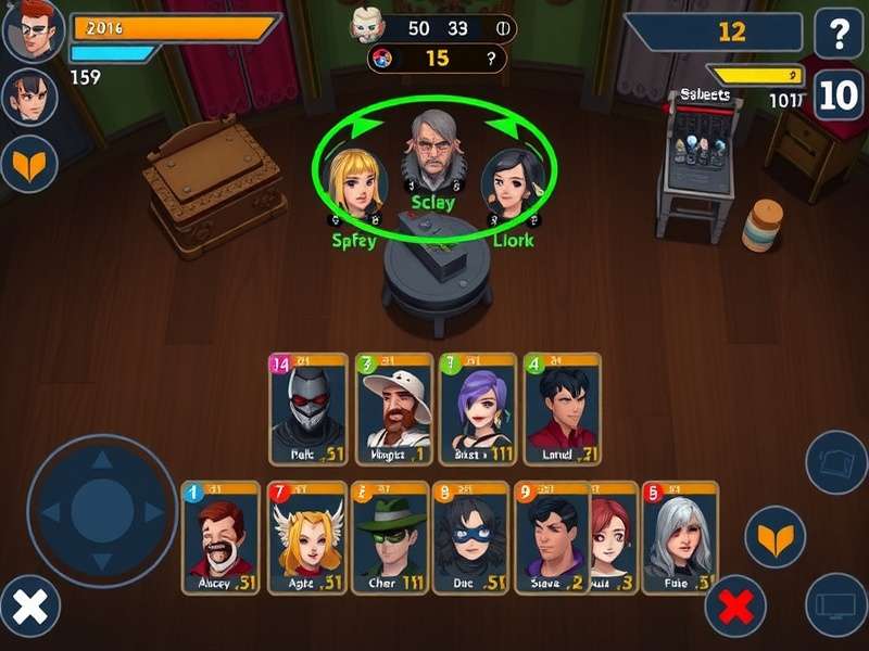 Backhand Bandit Boss character roster showing diverse personalities