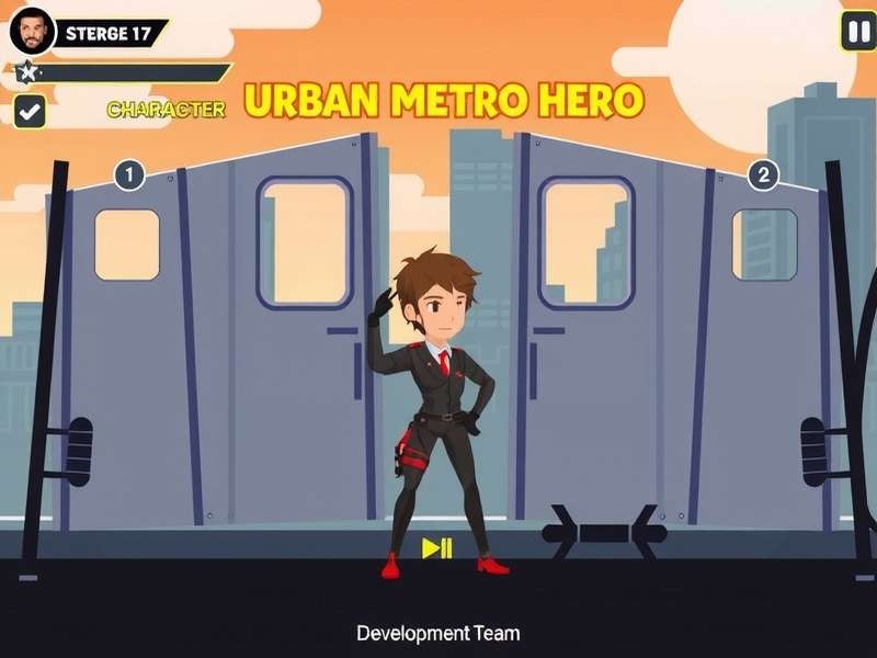 Urban Metro Hero Gameplay Screenshot