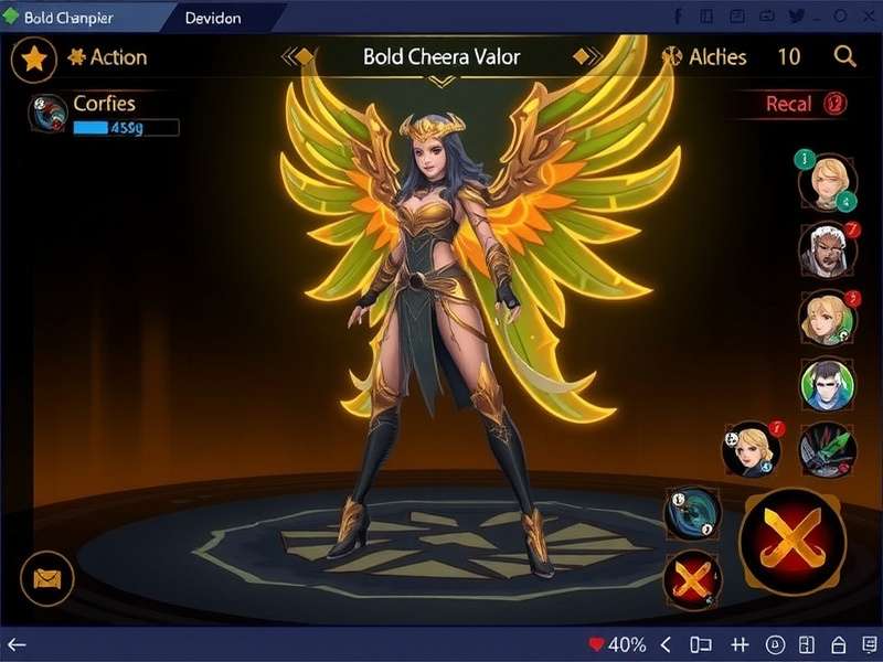 Bold Champion Chera Valor character selection screen